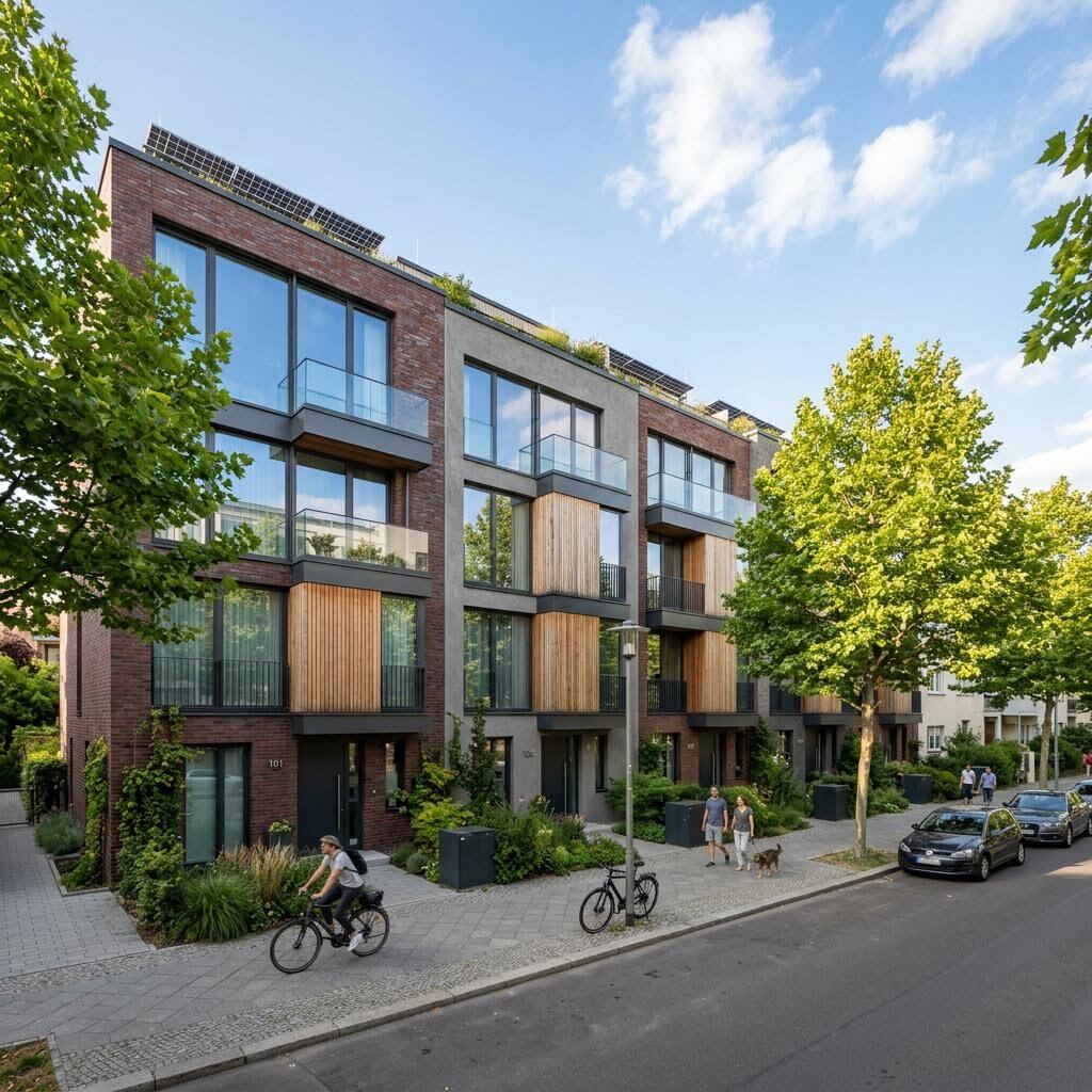Neubau eines KfW 40 Musterhauses in Berlin – Effizienzhaus 40 in moderner Bauweise